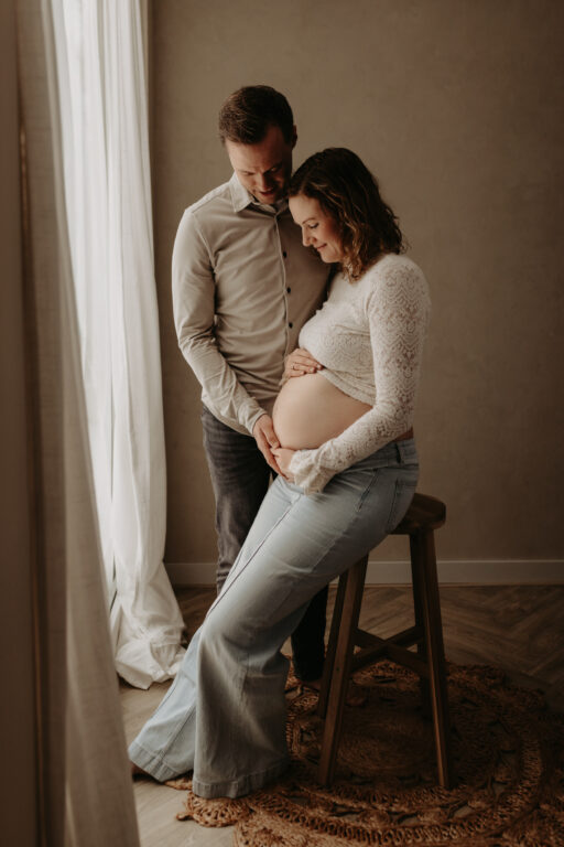 Zwangerschap (studio) fotografie